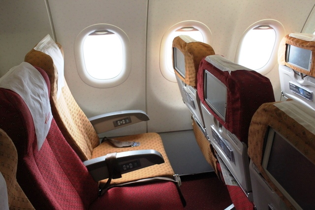 エアインディア　A321　エコノミー：エコノミー座席