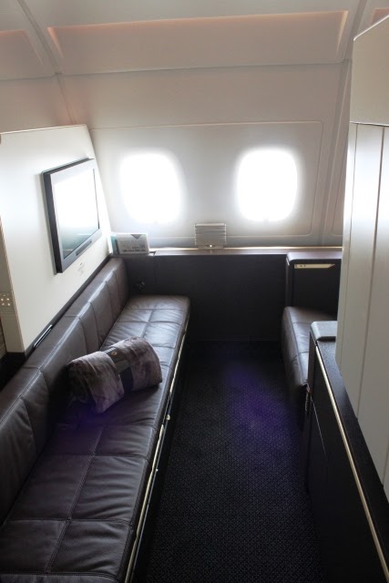 エティハド　A380　ファーストクラス：僕の個室4K
