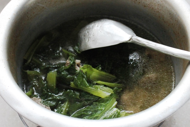 青菜のスープ