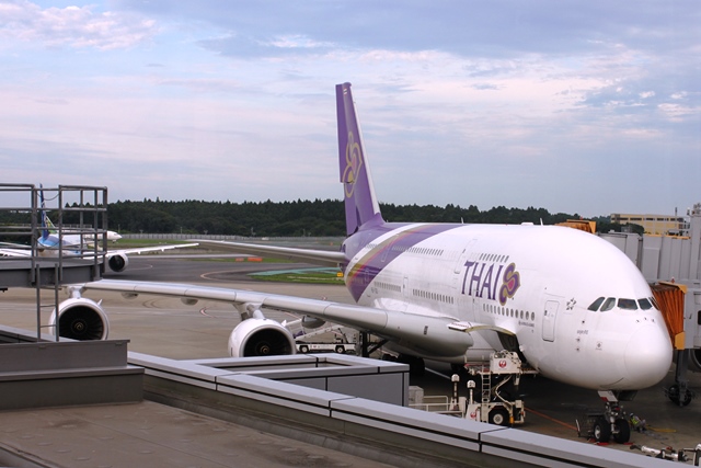 タイ国際航空A380機
