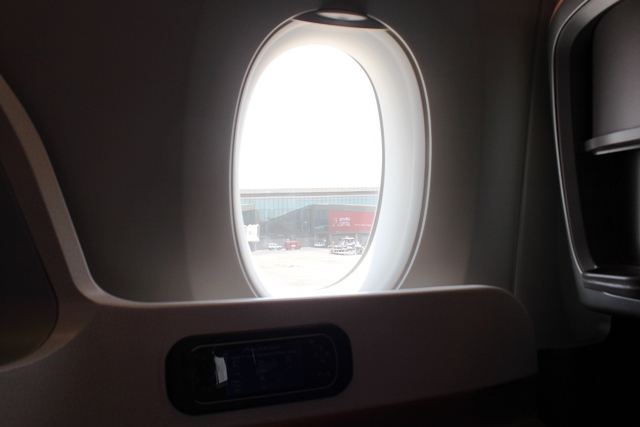 A350機は窓が大きい