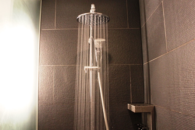 シャワーの水量も丁度良い