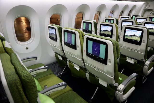 エチオピア航空787エコノミークラス座席