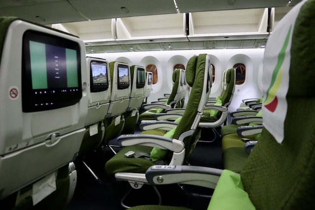 エチオピア航空（新）787-8エコノミー座席