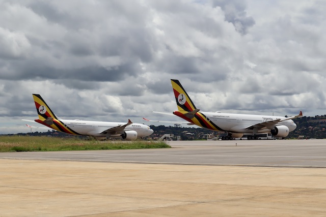世界でも珍しいA330-800neo機がウガンダ航空に