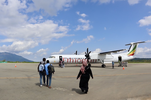 エチオピア航空のDH8機