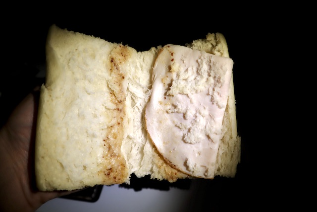 軽食のサンドイッチ