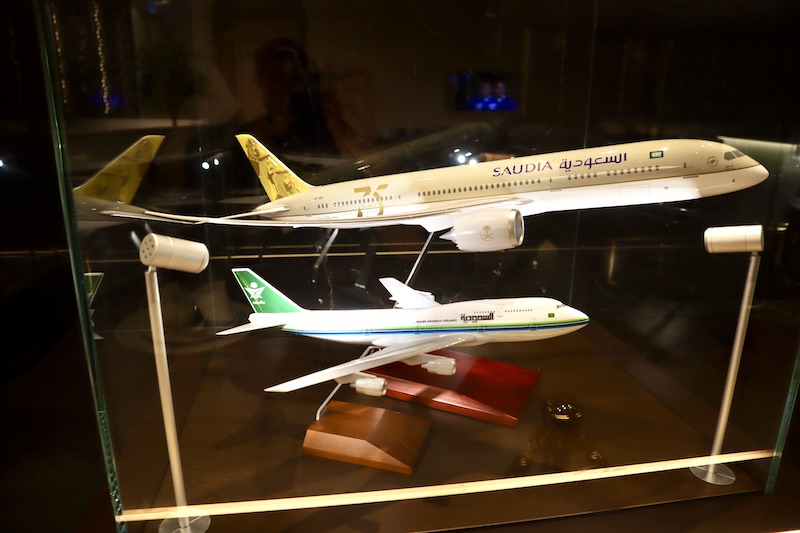 サウディア航空の模型