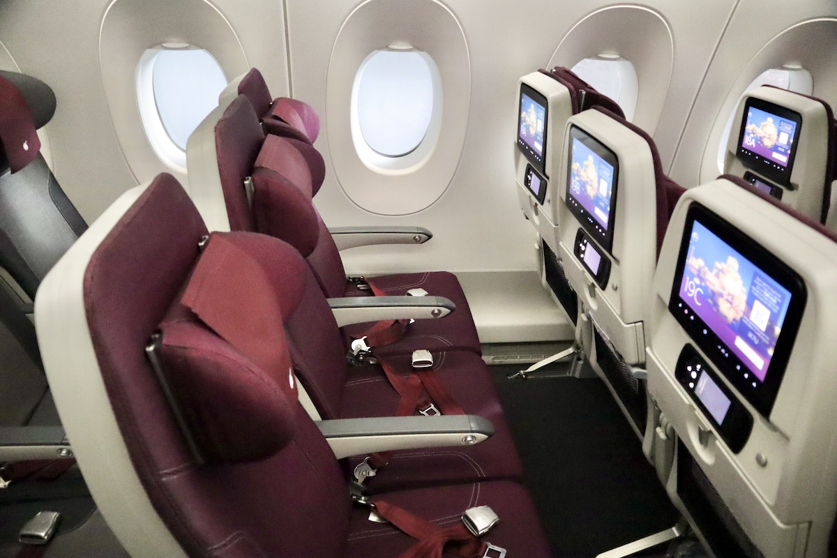 カタール航空A350エコノミー座席