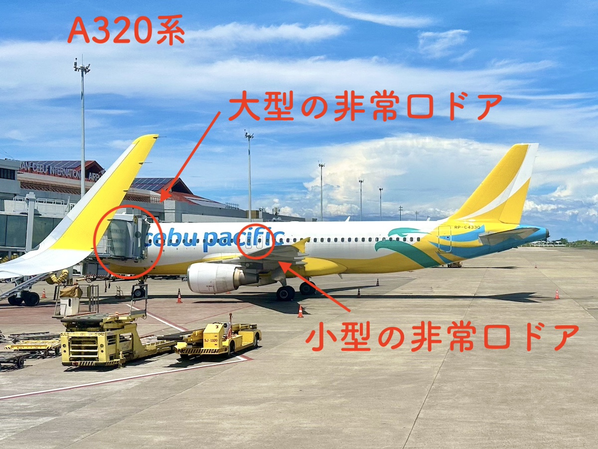 A320系非常口ドア