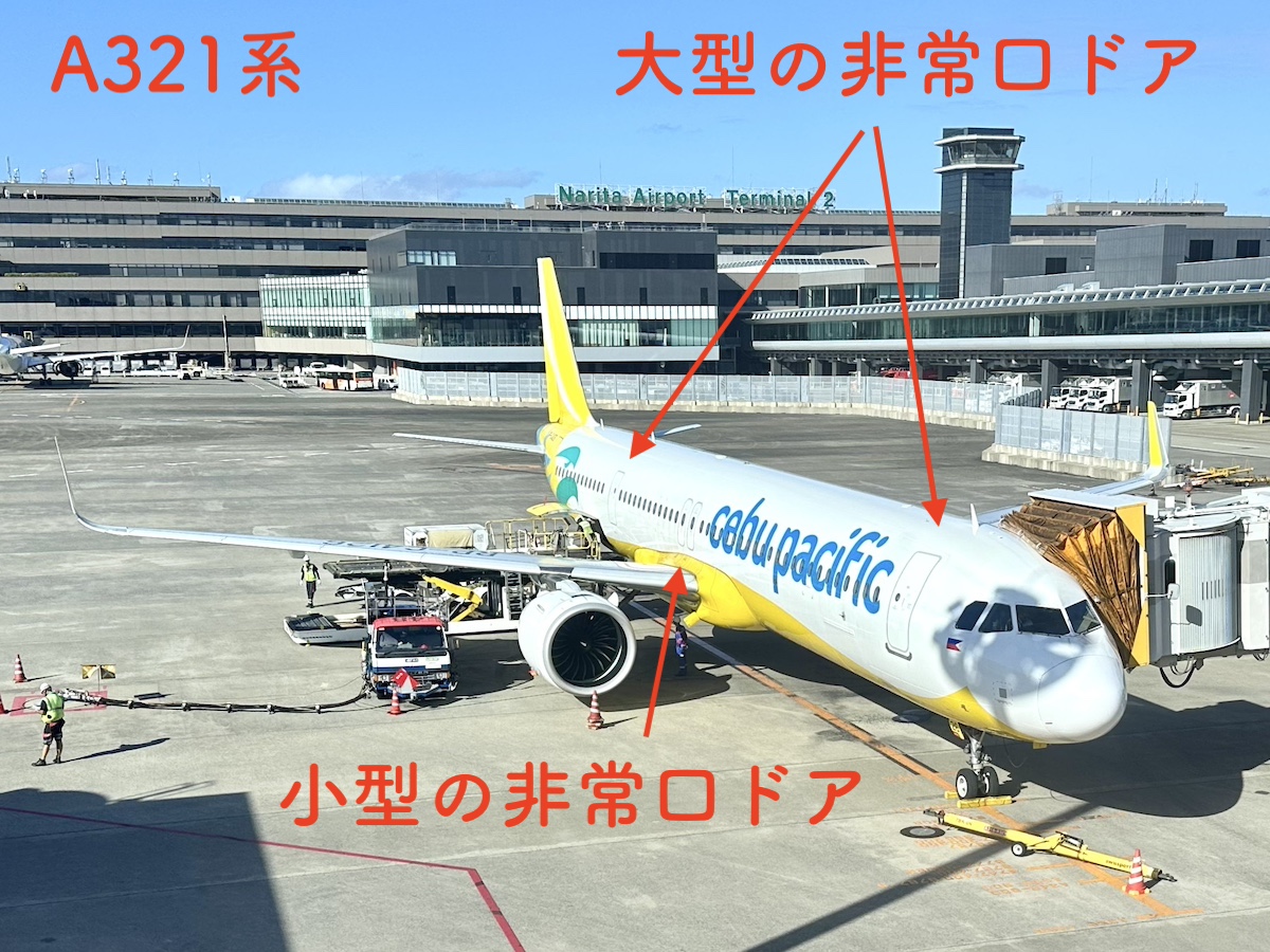 A321系非常口ドア