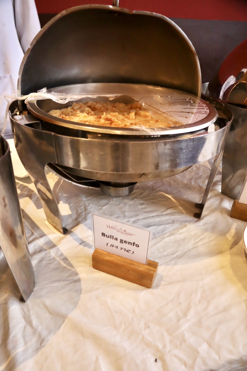 IMG 2263 エチオピア料理の朝食メニュー