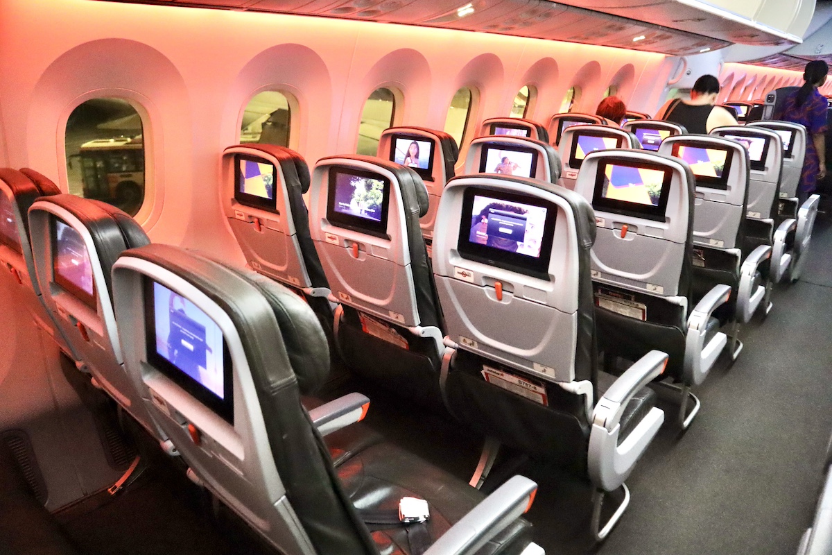 ジェットスター航空787エコノミー座席