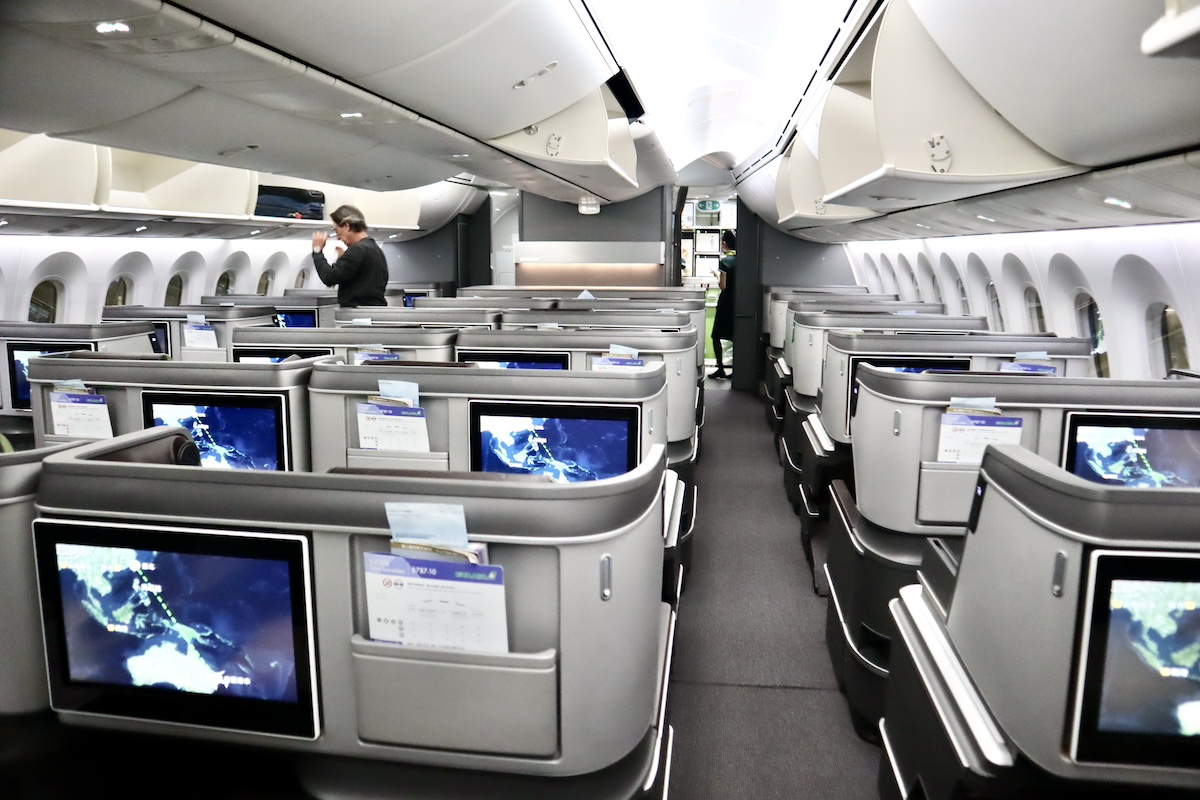 IMG 8689 エバー航空787-10ビジネスクラス