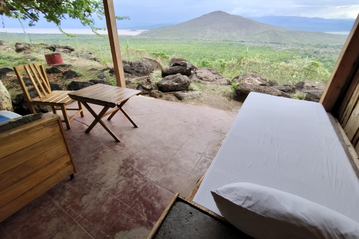 Ethiopia ArbaMinch Mobile 8 テラスから眺める景色