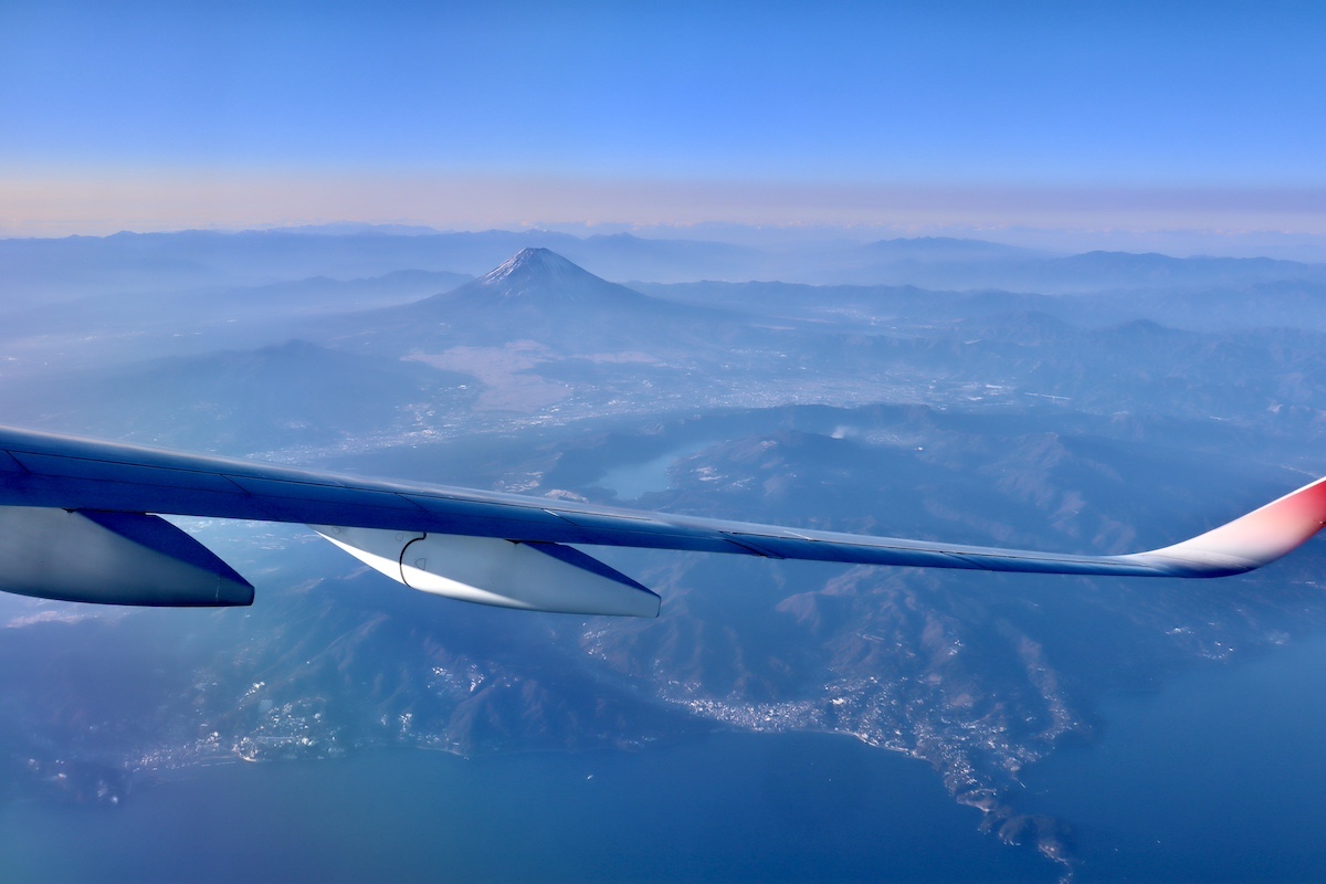 芦ノ湖と富士山