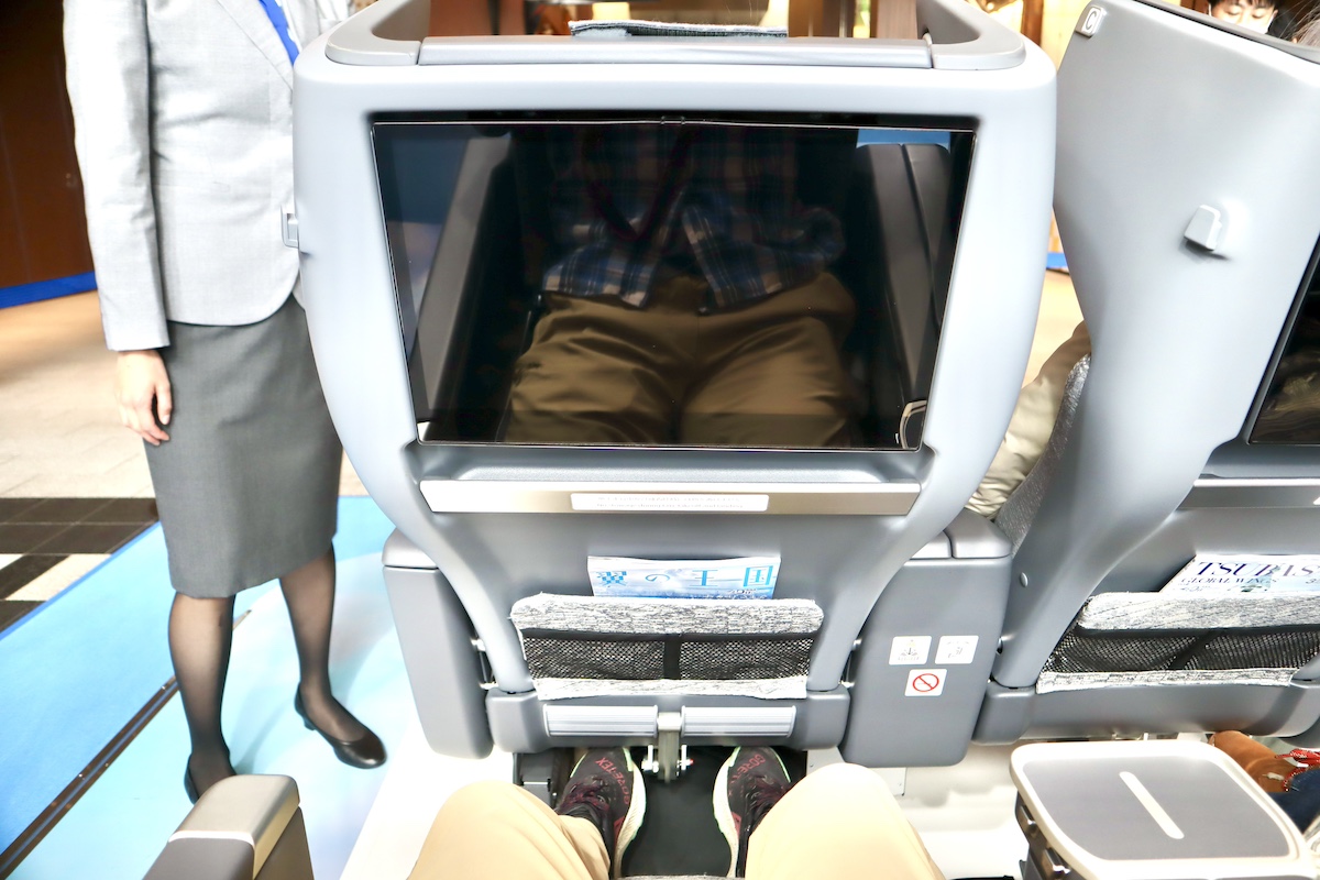 IMG 9601 前方の座席がフルリクライニングした時